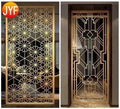 JYFA007 Factory wholesale Titanium gold chinese screens room dividers