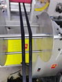 Automatic loosening belt ribbon pressed gold ironing machine