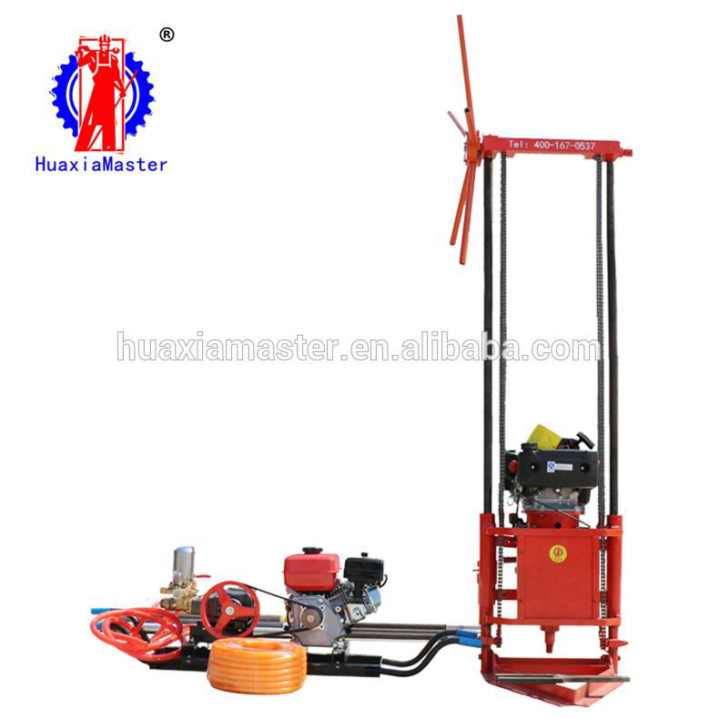  small sampling drilling rig/lightweight gasoline engine rock core drilling rig 