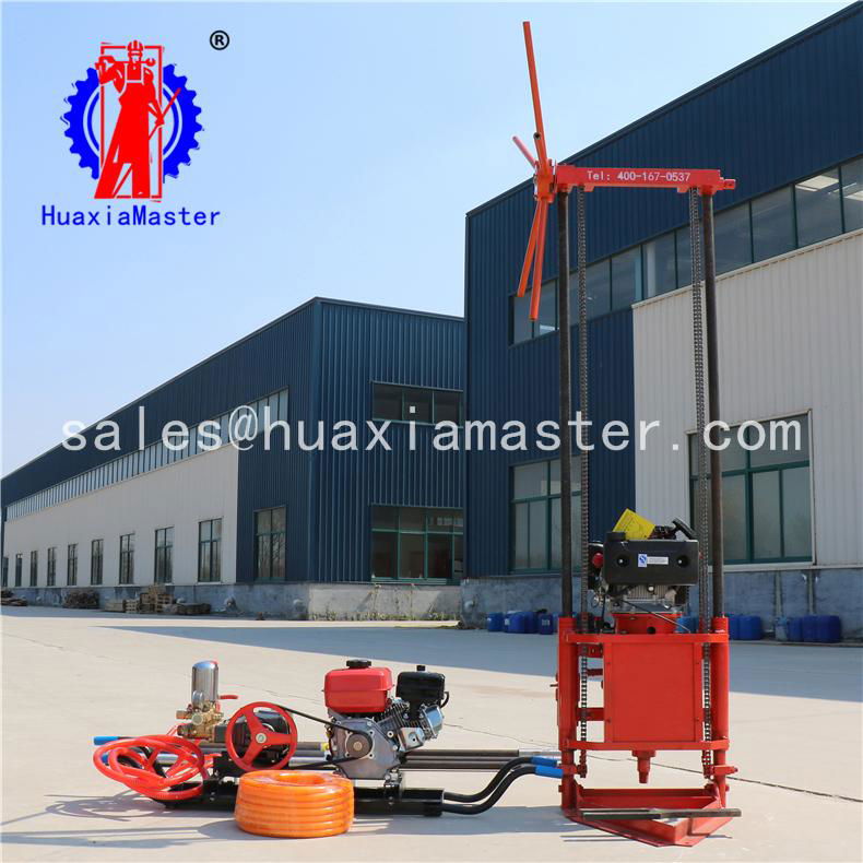  small sampling drilling rig/lightweight gasoline engine rock core drilling rig  2