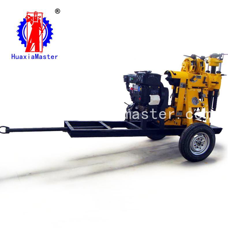 XYX-130 wheeled water well drilling rig small truck drill rig