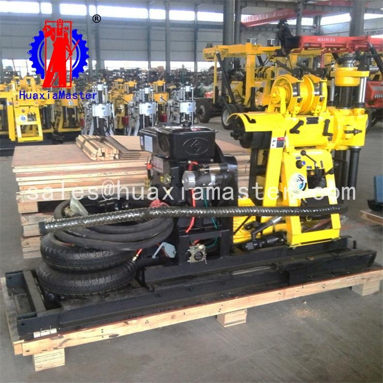 XYX-130 wheeled water well drilling rig small truck drill rig 2