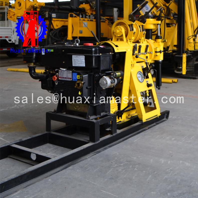 civil water well drilling machine  200m depth hydraulic core drilling rig 3