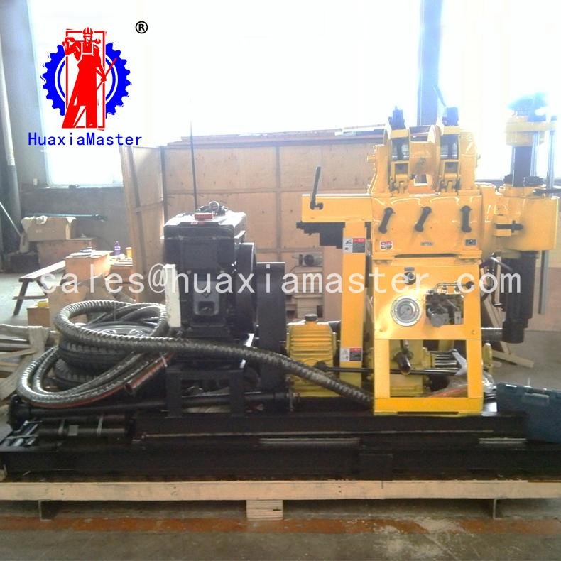 wheeled hydraulic core drilling rig  civil water well drill machine 2
