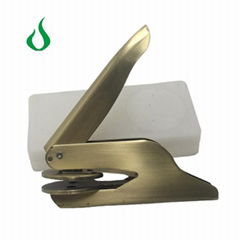 Common Metal Hand Steel Stamp Custom Handle Embossing Seal Machine