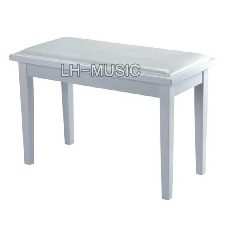 Double piano stool with storage box