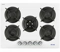 Glass Built-In Hobs 5 Burners White