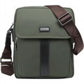 Army green men's shoulder bag customized 