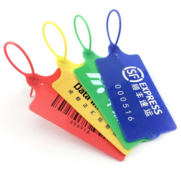 numbered security tag tamper evident seal plastic security seal SL