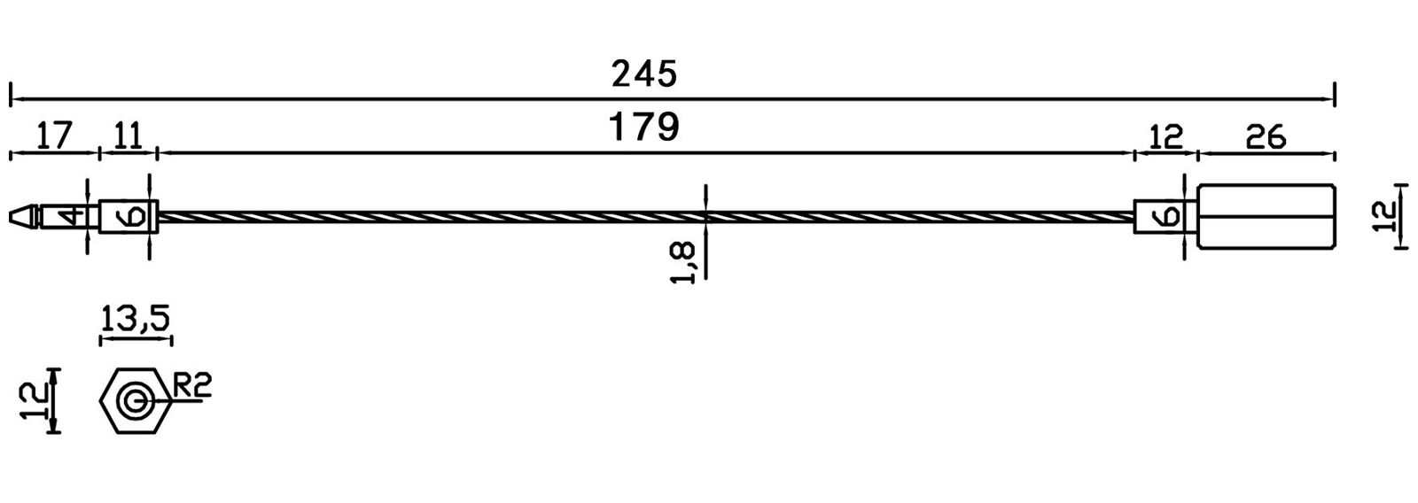 Fixed-Length Cable Security Seals 2