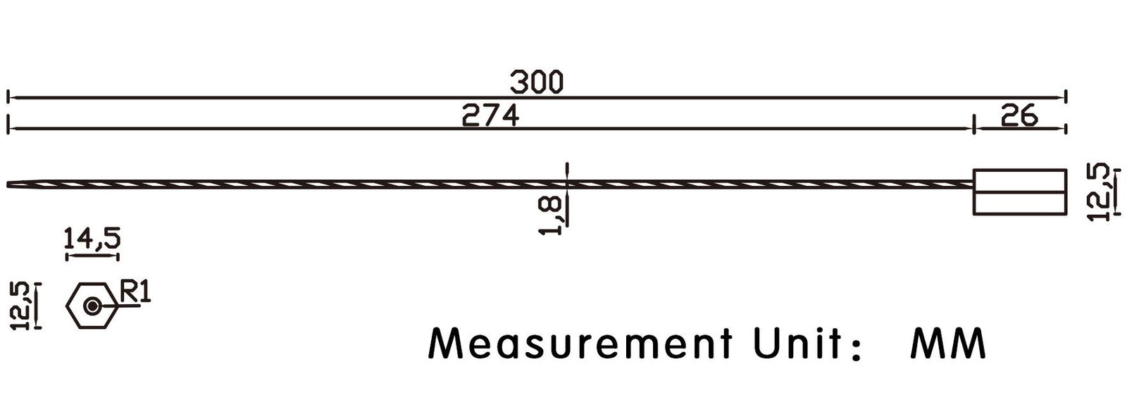 High Temperature Resistance Aluminium Alloy Wire Cable Seals 5