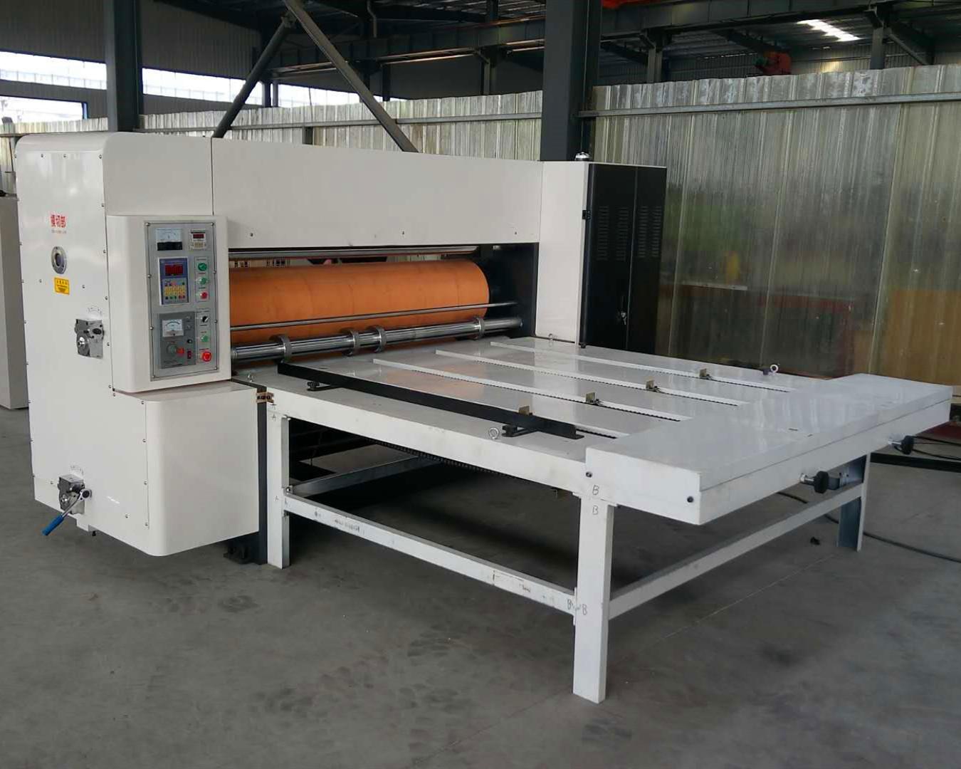 semi auto corrugated cardboard rotary die cutting machine Fullon