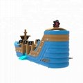 5006294-Kids Pirate Ship Inflatable Wet & Dry Slide for Sale   3