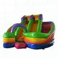 5006362-Rainbow Colorful Inflatable Jumping Bouncer Castle Amusement Park Kids I