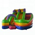 5006362-Rainbow Colorful Inflatable Jumping Bouncer Castle Amusement Park Kids I