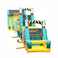 5007445-Inflatable Playground Sport Adrenaline Run Obstacle Course for Adult & K