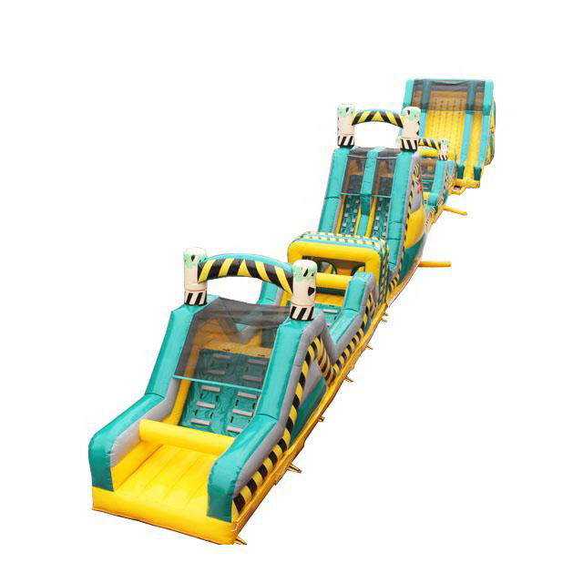 5007445-Inflatable Playground Sport Adrenaline Run Obstacle Course for Adult & K
