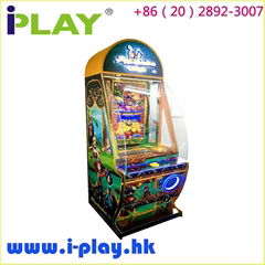 Aleebaba Video Coin Pusher Tickets Redemption Game Machine