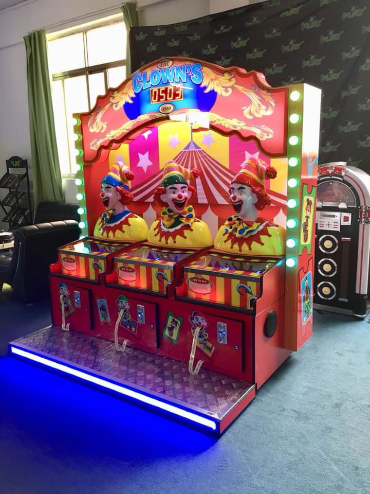 Kids Laughing Clown's Coin OperatedTickets Redemption Game Machine 4