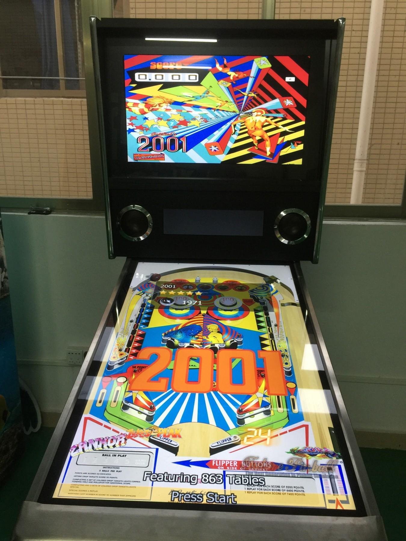 49inch Coin Operated Video Virtual Pinball With Classics Games 3
