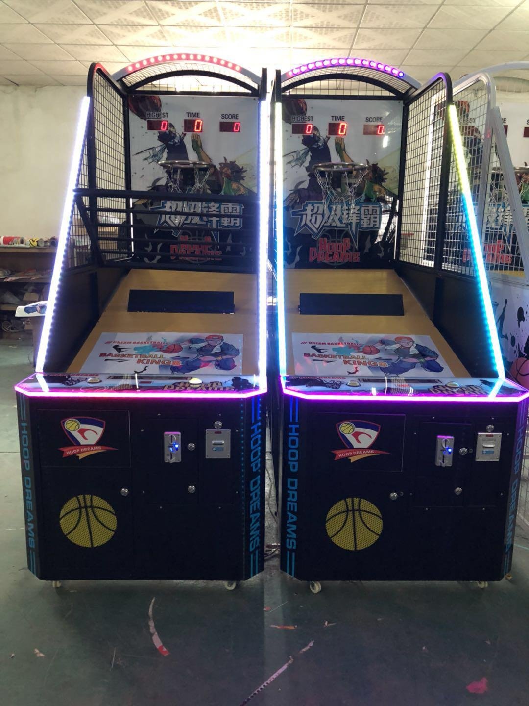 Coin Operated Luxury Street Basketball Tickets Redemption Game 2