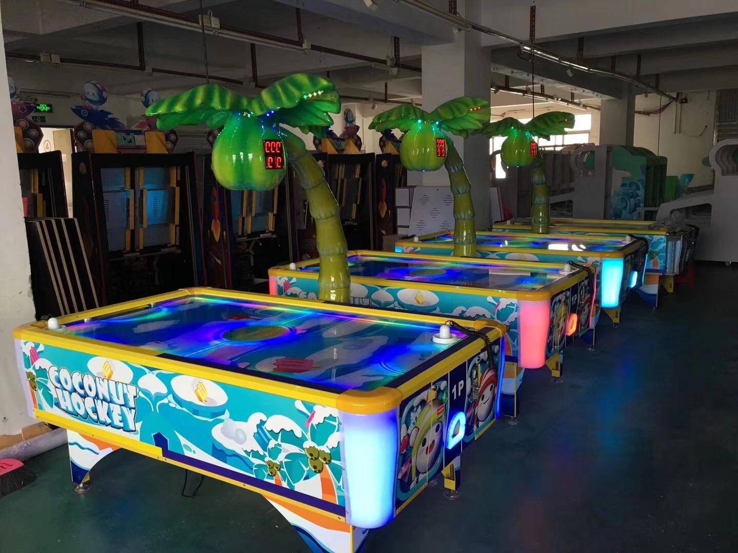 Coin-operated Coconut Air Hockey Table Tickets Redemption Game 2