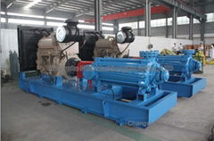 diesel high pressure multistage water pump set