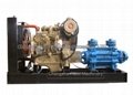diesel high pressure multistage water pump set 2