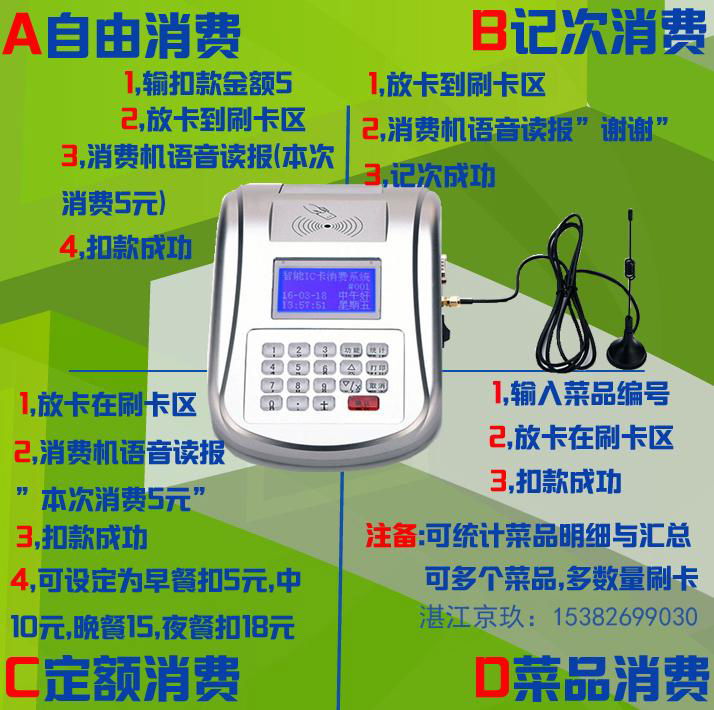 供應湛江醫院食堂消費機售飯機 3