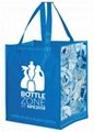 Rpet shopping bag which made from water bottle