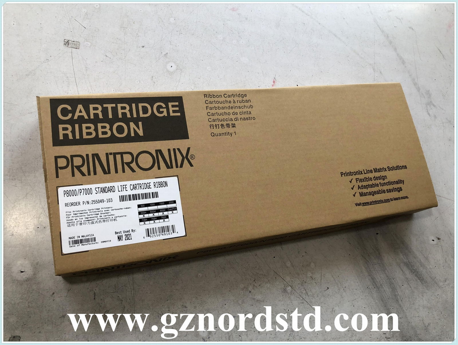Genuine Original 255049-103 ribbon for Printronix P7000/P8000/N7000 3