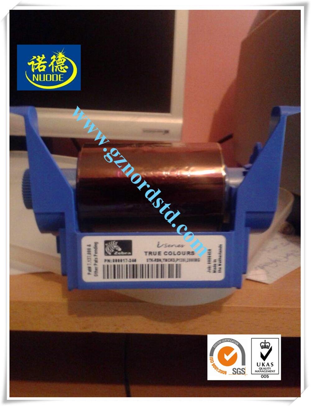 Zebra 800015-940 YMCKO-200 200 Prints Color Thermal Ribbon Genuine OEM