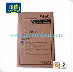 Waterproof HD Quality 300gsm Hiti S420 Photo Paper and Ribbon For Photo Printer 