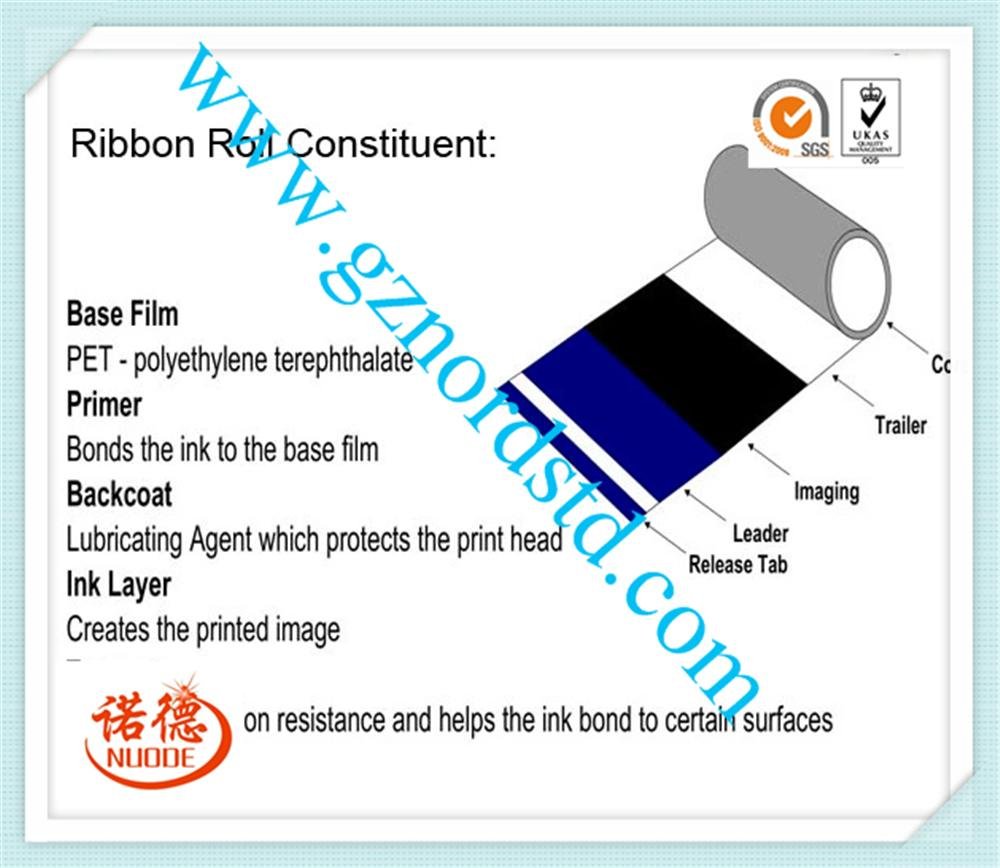 Heat Thermal Transfer Wax Ribbon Wax/Resin Ribbon ,Thermal Transfer Foil 4