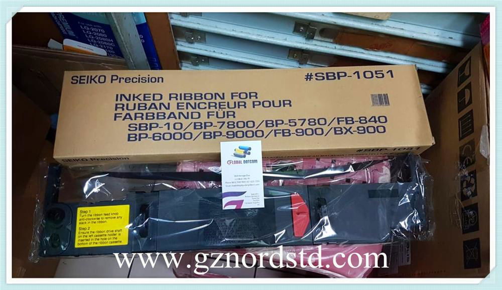 Seiko Precision SEIKOSHA SBP-1051/Jolimark CP9000 Inked Ribbon Ribbon For BP9000