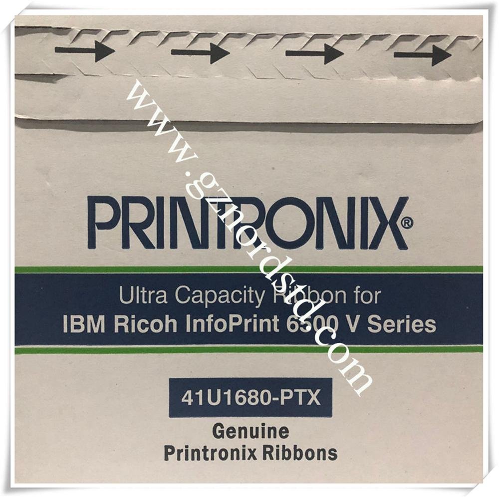 Printronix 41U1680-PTX Ultra Capacity Ribbon, IBM/Ricoh Infoprint 6500 V Series 4