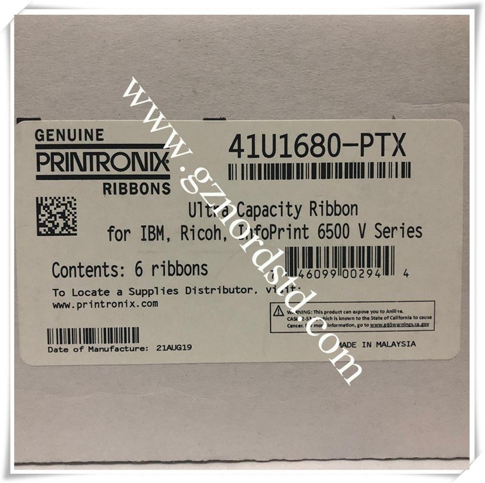 Printronix 41U1680-PTX Ultra Capacity Ribbon, IBM/Ricoh Infoprint 6500 V Series 5