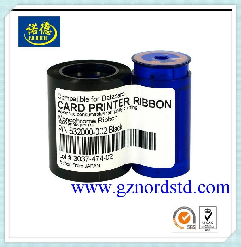 Compatible 532000-053 Black Printing Ribbon replace 552954-601 use for Datacard