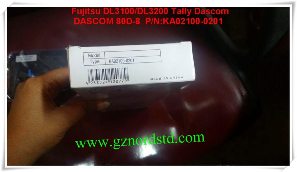 Original Fujitsu KA02100-0201 Black Ribbon Cartridge for DL3100 3200 TD 80D-8   4