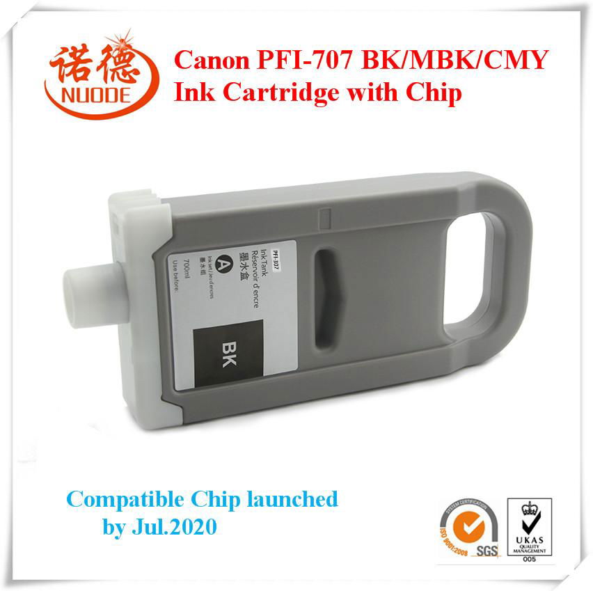Ink Cartridges for Canon PFI-707 PFI-307 Used for Canon iPF830/iPF840/iPF850  3