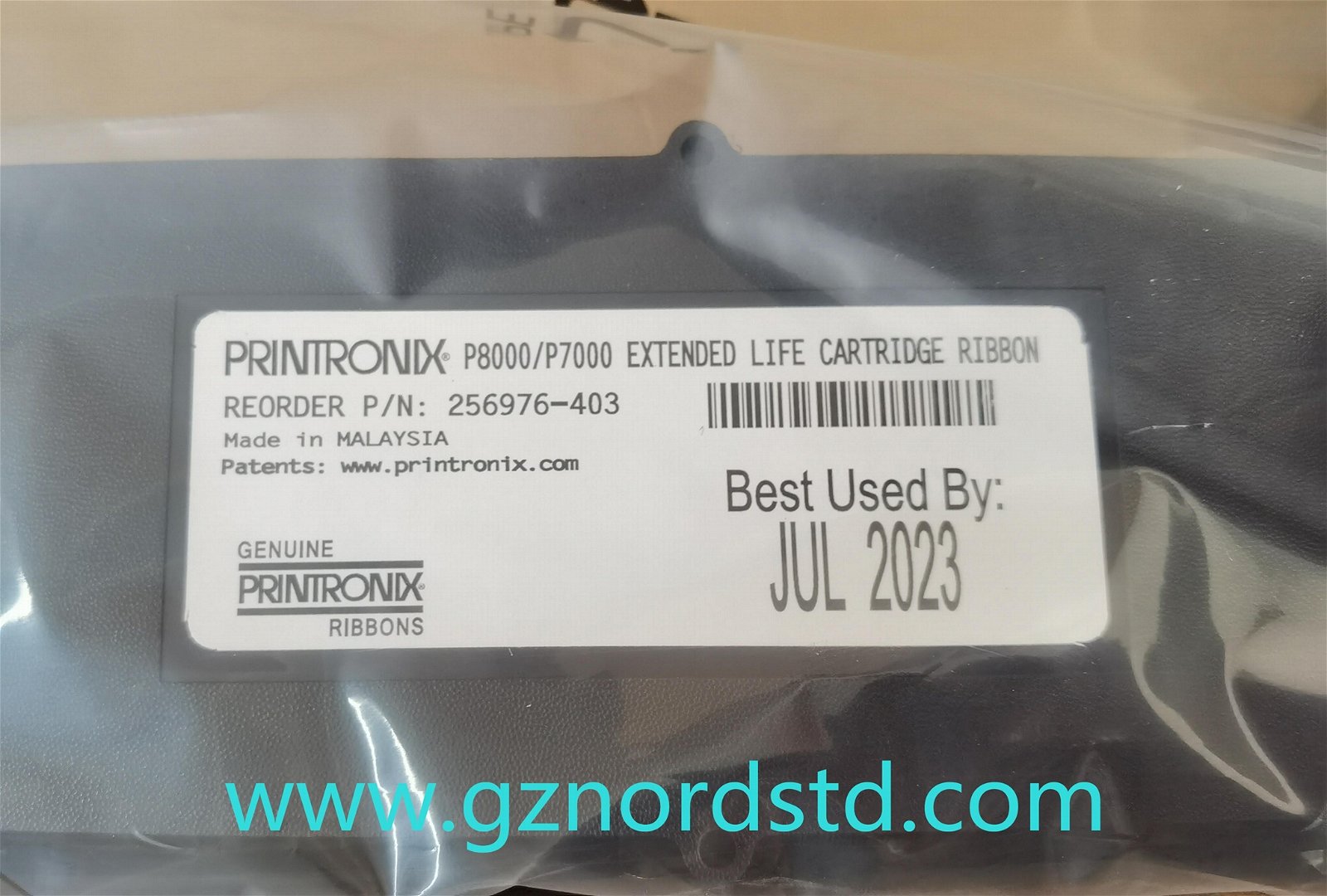 Extended Life Cartridge Ribbon 256976-403  for Printronix P7000/P8000 30K yield 4