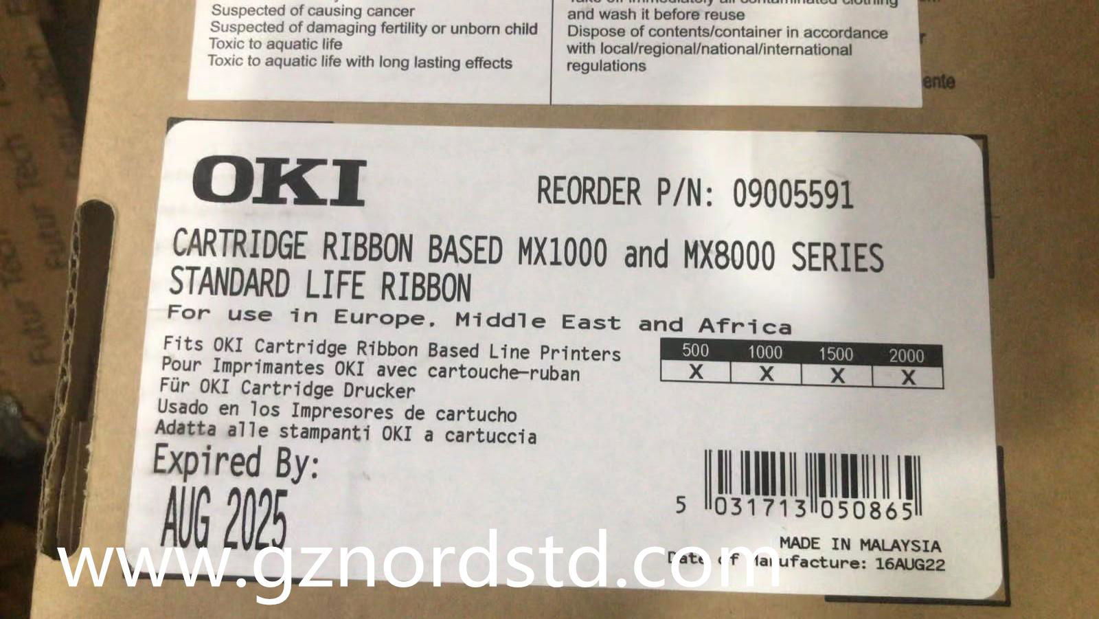 OKI 09005591 Original Standard Life Cartridge Ribbon For OKI MX8150/1000 Printer 3