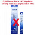 S015631/S015637 Original Printer Ribbon For Epson Ribbon Cartridge LQ350 / LX350 5
