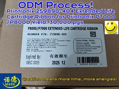  259890-404 Extended Life Cartridge Ribbon 30k pages for Printronix P7000/P8000