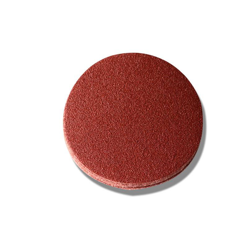 Red Back Velvet Disc Sand Paper Air Grinding Self-adhesive Sand Paper  4