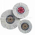 Polishing wheel pearl cotton white cloth