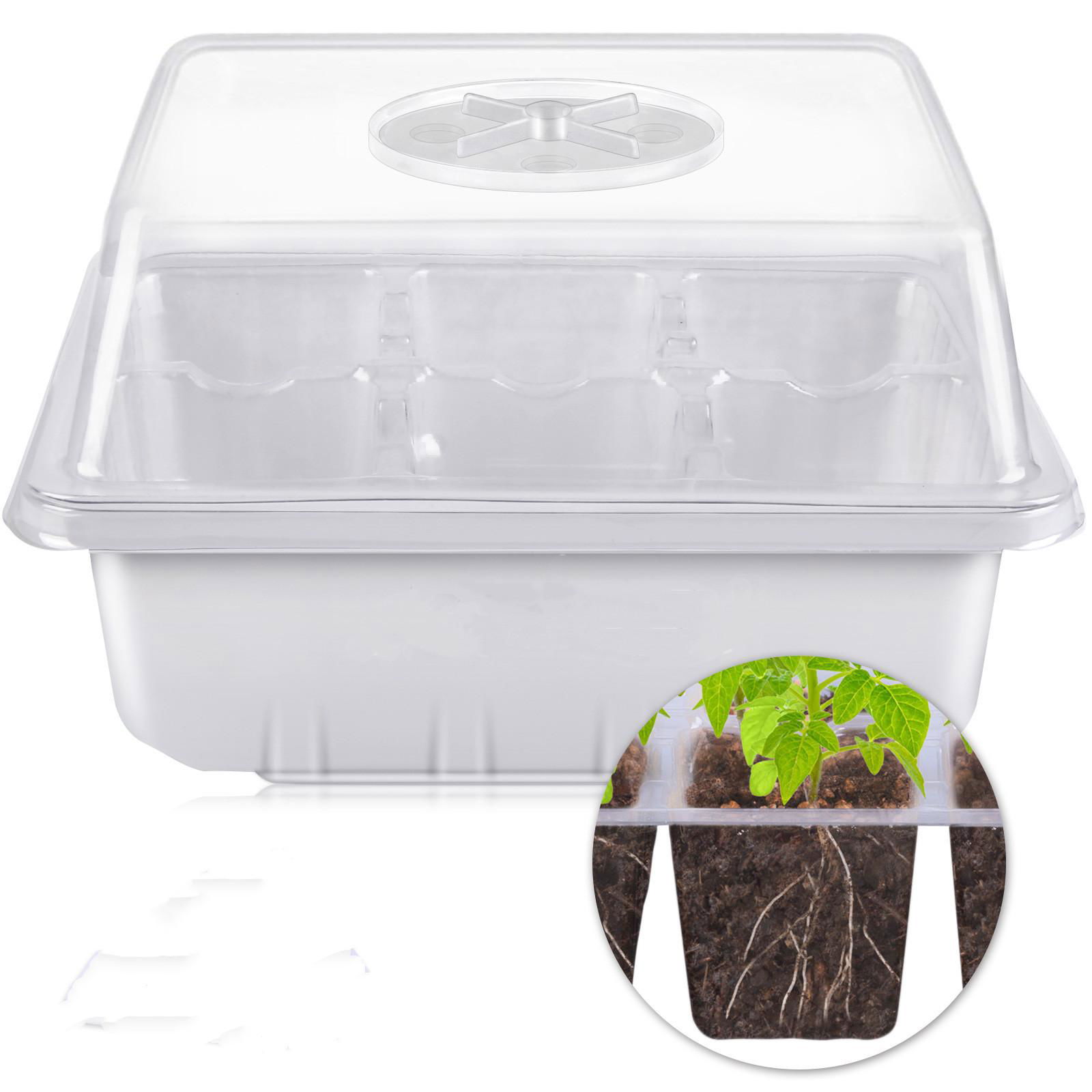 Free Sample Multifunctional 6 Cells Vegetables Microgreen Seed Compartment Tray  5