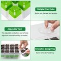 Reusable 12 Cells Silicone Agricultural Box Plant Seeding Growing Plant Starter  3