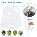 4 Inch Clear Nursery Smart Pots With Drainage Hole Flower Seeding Pot 