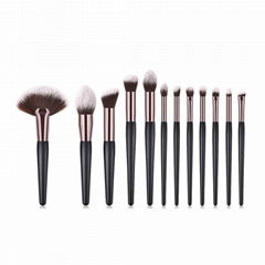 High Quality  Blending Cosmetic Brush 9pcs Makeup Brush Set for Powder and Eye